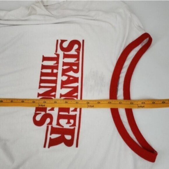 Stranger Things 3X Official Merch Tie Front Tee Retro Style Netflix - Picture 8 of 10
